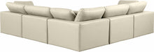 Load image into Gallery viewer, Comfy - 5 Piece Faux Leather Modular Corner Sectional
