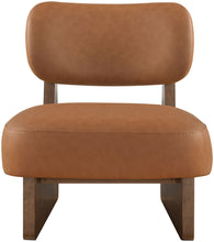 Load image into Gallery viewer, Vetra - Vegan Leather Upholstered Accent Chair With Brown Base
