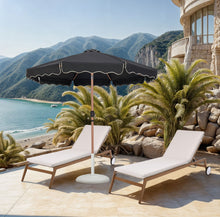 Load image into Gallery viewer, Amalfi - Patio Umbrella - Light Brown Base / Light Brown Pole
