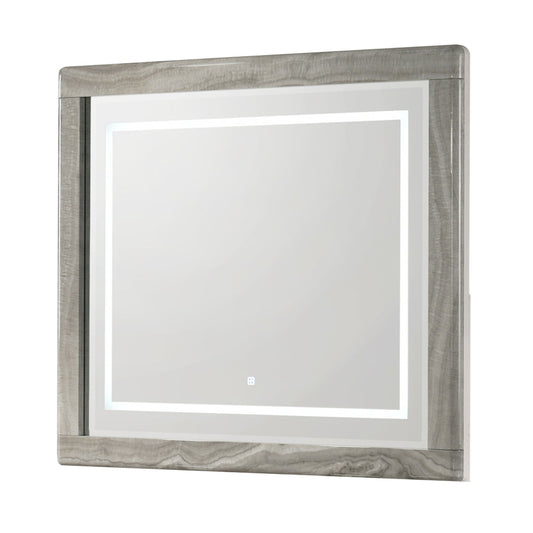 Jazz - LED Mirror With Touch Sensor Switch (Dresser Not Included) - White