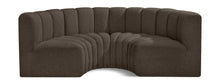 Load image into Gallery viewer, Arc - Boucle Fabric 4 Piece U-Shaped Modular Sofa

