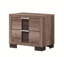 Load image into Gallery viewer, Crown Mark Furniture Rangley 2 Drawer Nightstand in Brown image
