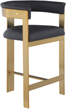 Load image into Gallery viewer, Romeo - Faux Leather Counter Stool With Gold Base (Set of 2)
