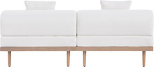 Load image into Gallery viewer, Laguna - 2 Piece Resilient Water Resistant Fabric 71" Outdoor Patio Armless Modular Loveseat
