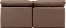 Load image into Gallery viewer, Indulge - Faux Leather 2 Seat Modular Armless Sofa
