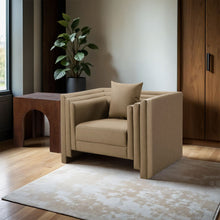 Load image into Gallery viewer, Everett - Vegan Leather Upholstered Chair - Tan
