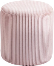 Load image into Gallery viewer, Roy - Round Microsuede Ottoman / Stool
