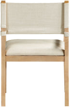 Load image into Gallery viewer, Avon - Linen Textured Performance Fabric Upholstered Dining Arm Chair
