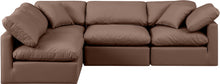 Load image into Gallery viewer, Indulge - Faux Leather 4 Piece Modular Sectional
