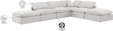 Load image into Gallery viewer, Indulge - Velvet 6 Piece Modular Armless Sectional
