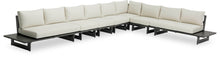 Load image into Gallery viewer, Maldives - 7 Piece Water Resistant Outdoor Patio Modular Sectional With Gray Base
