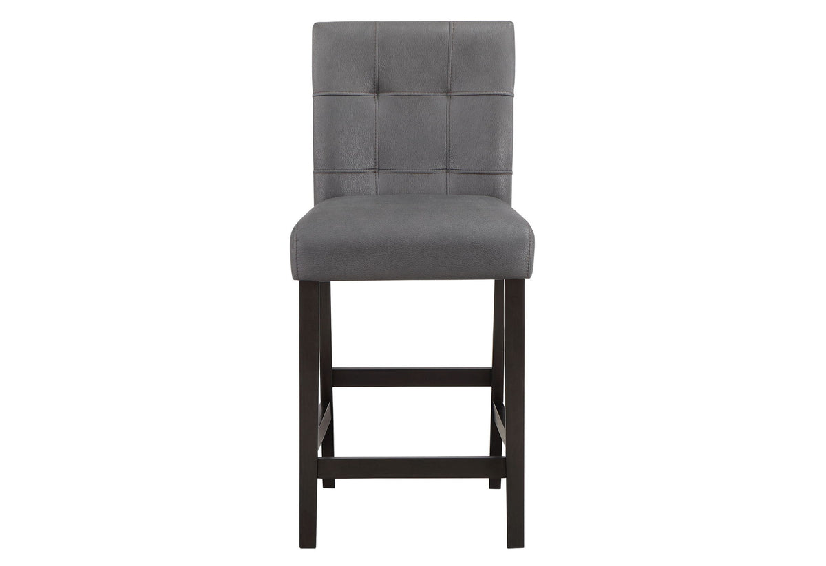 D4052 - 5 Piece Dining Room Set (Bar Table With 4 Bar Stools) - Light Gray