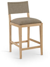 Load image into Gallery viewer, Avon - Linen Textured Performance Fabric Upholstered Counter Stool
