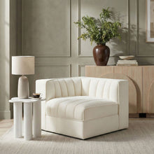 Load image into Gallery viewer, Rummi - Velvet Performance Fabric Upholstered Modular Corner Chair
