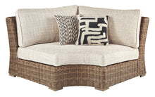 Load image into Gallery viewer, Beachcroft - Curved Corner Chair w/Cushion - Beige
