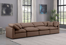 Load image into Gallery viewer, Indulge - Faux Leather 4 Seat Modular Sofa
