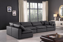 Load image into Gallery viewer, Comfy - 5 Piece Faux Leather Modular Sectional
