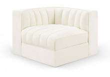 Load image into Gallery viewer, Rummi - Velvet Performance Fabric Upholstered Modular Corner Chair
