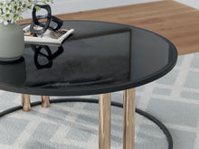 Load image into Gallery viewer, Hannerly - Occasional Table Set (Set of 3) - Black / Gold Finish
