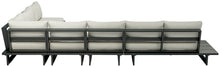 Load image into Gallery viewer, Maldives - 5 Piece Water Resistant Outdoor Patio Modular Sectional With Gray Base
