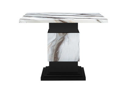 D12BT - Bar Table Top - Black / White
