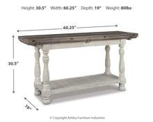 Load image into Gallery viewer, Havalance - Flip Top Sofa Table - Gray / White
