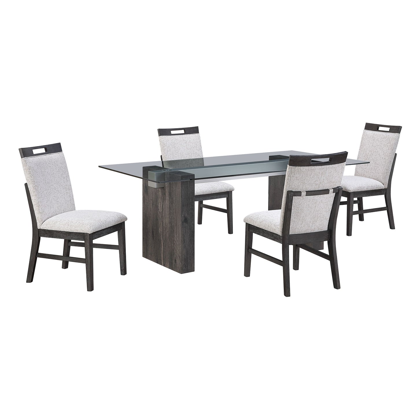 D4238DT - Dining Table Base - Dark Brown