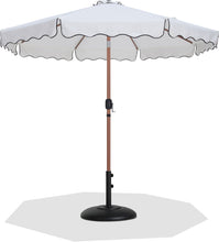 Load image into Gallery viewer, Amalfi - Patio Umbrella - Black Base / Light Brown Pole
