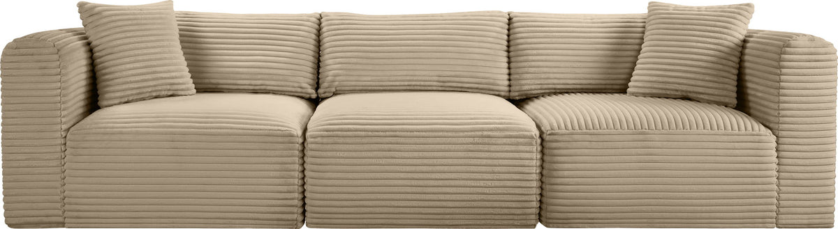Shaggy - Fabric 3 Seat Modular Sofa