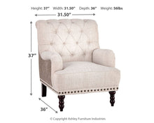 Load image into Gallery viewer, Tartonelle - Accent Chair - Ivory / Taupe
