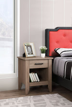 Load image into Gallery viewer, Roller Drawer Glides Nightstand
