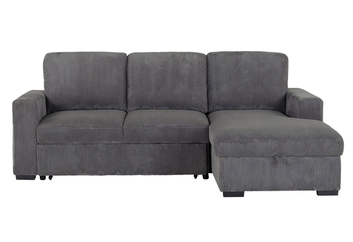 U2660 - Pullout Sofa Bed - Gray