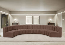 Load image into Gallery viewer, Arc - Faux Leather 8 Piece U-Shaped Modular Sofa
