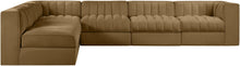 Load image into Gallery viewer, Rummi - Velvet Performance Fabric Upholstered 6 Piece Modular Sectional

