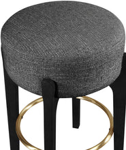 Load image into Gallery viewer, Torino - Backless Counter Stool With Brushed Black Base (Set of 2)
