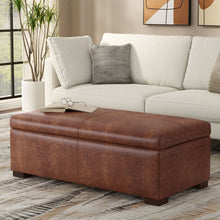 Load image into Gallery viewer, Gabbie - Coffee Table Upholstered Storage Ottoman
