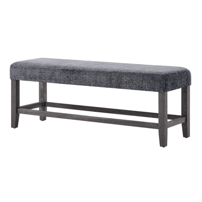 D8030DT - Dining Table Bench - Black / Brown