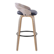 Load image into Gallery viewer, Grotto - Contemporary Fixed Height Barstool With Swivel With Round Footrest (Set of 2)
