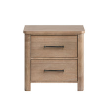 Load image into Gallery viewer, Anika - 2 Drawer Nightstand - Natural / Brown
