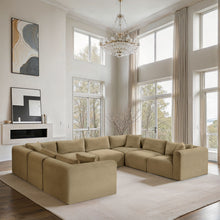 Load image into Gallery viewer, Shaggy - 8 Piece Modular U-Shaped Sectional
