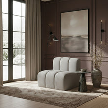 Load image into Gallery viewer, Arc - Boucle Fabric Straight Chair
