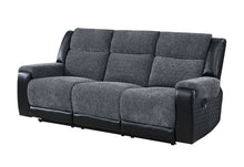 Load image into Gallery viewer, U5914 - Reclining Sofa - Gray / Black
