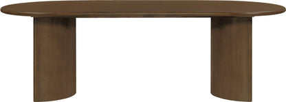 Caldra - Oak Veneer And Solid Wood Dining Table