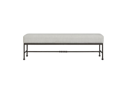 Tarrington - Bench - Light Gray / Black