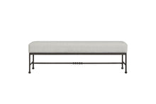 Load image into Gallery viewer, Tarrington - Bench - Pearl Silver / Black
