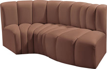 Load image into Gallery viewer, Arc - Faux Leather 3 Piece Modular L-Shaped Sofa
