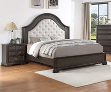 Load image into Gallery viewer, Crown Mark Furniture Duke Queen Bed in Dark Brown image
