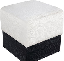 Load image into Gallery viewer, Havre - Ottoman / Stool With Black Base
