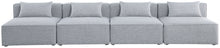 Load image into Gallery viewer, Cube - Linen Modular 4 Seat Armless Sofa
