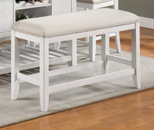 Load image into Gallery viewer, Crown Mark Furniture Wendy Counter Height Bench in White image
